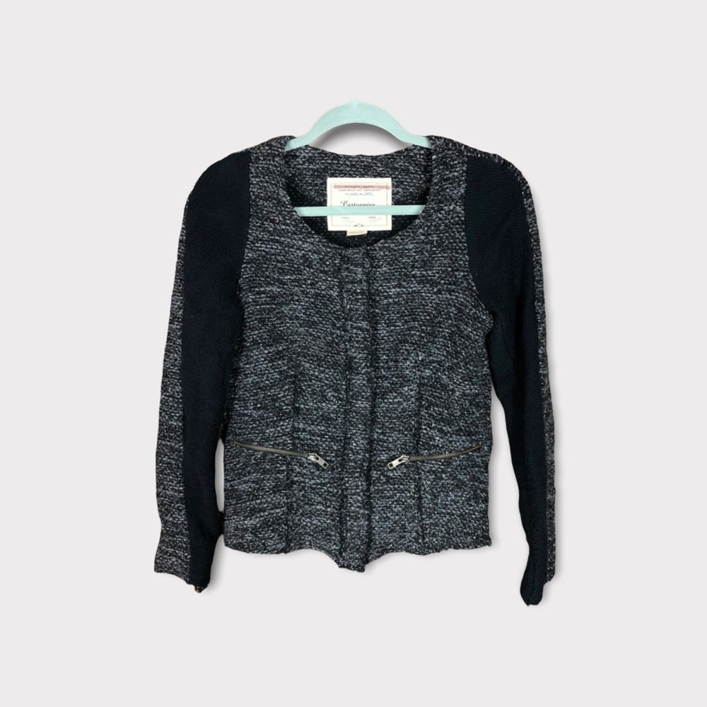 Anthropologie cartonnier sparkly sweater jacket‎